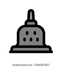 Editable temple, shrine vector icon. Landmark, monument, structure, culture, building, architecture. Part of a big icon set family. Perfect for web and app interfaces, presentations, infographics, etc