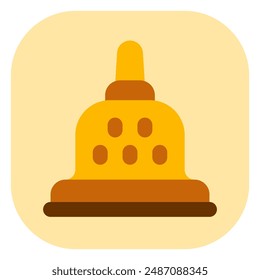 Editable temple, shrine vector icon. Landmark, monument, structure, culture, building, architecture. Part of a big icon set family. Perfect for web and app interfaces, presentations, infographics, etc