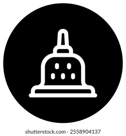 Editable temple, shrine vector icon. Landmark, monument, structure, culture, building, architecture. Part of a big icon set family. Perfect for web and app interfaces, presentations, infographics, etc