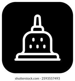 Editable temple, shrine vector icon. Landmark, monument, structure, culture, building, architecture. Part of a big icon set family. Perfect for web and app interfaces, presentations, infographics, etc