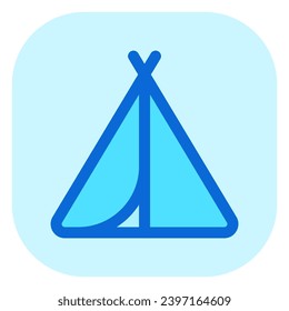 Editable tepee tent vector icon. Part of a big icon set family. Perfect for web and app interfaces, presentations, infographics, etc