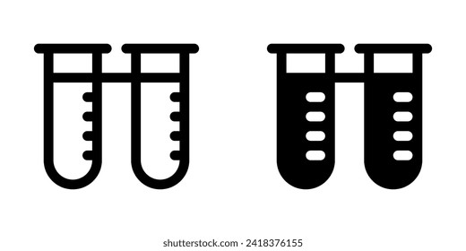 Editable test tubes vector icon. Part of a big icon set family. Perfect for web and app interfaces, presentations, infographics, etc