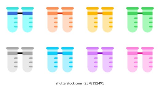 Editable test tubes vector icon. Part of a big icon set family. Perfect for web and app interfaces, presentations, infographics, etc