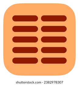 Editable text column vector icon. Part of a big icon set family. Perfect for web and app interfaces, presentations, infographics, etc