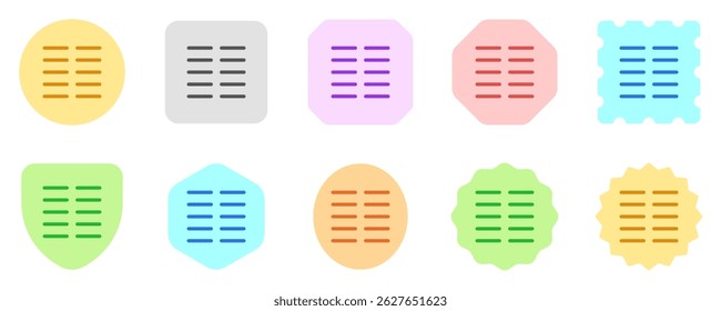 Ícone de vetor de coluna de texto editável. Parte de uma grande família de conjuntos de ícones. Perfeito para interfaces web e app, apresentações, infográficos, etc