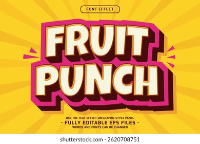 editable text effect, 3d pop-up sticker style font style