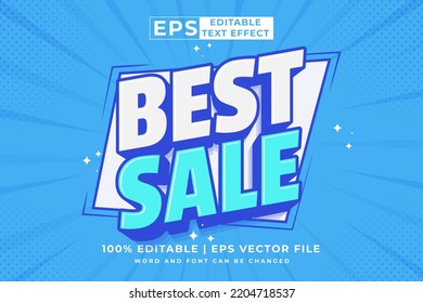 Editable text effect best sale 3d cartoon template style premium vector