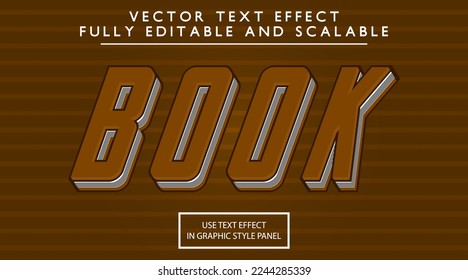 Editable Text Effect Book Template