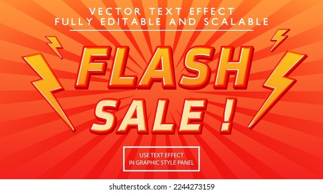 Editable Text Effect Flash Sale Template