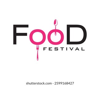 Editable text effect food festival vector. Bold, typography, title, letter, 3d, font, background, alphabet. Can use for infographic, banner, poster, web design. Isolated on white background. 