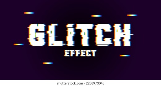 Editable text effect glitch style
- High Quality
- RGB
- Graphic Style