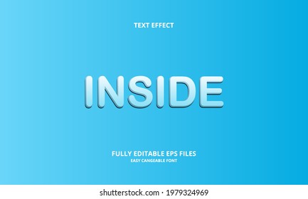 Editable text effect inside title style