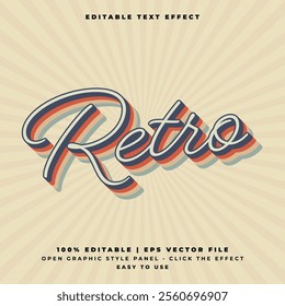 Editable Text Effect, Retro 3D cartoon style premium mockup template, ideal for titles, headlines, logos, and business branding. Fully editable and customizable for a vibrant and dynamic design