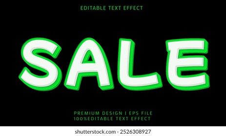  Editable Text Effect Sale in Neon Style