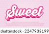 sweets font