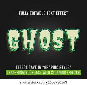 Editable text effects with Ghost theme, Customizable and Ready to Use.