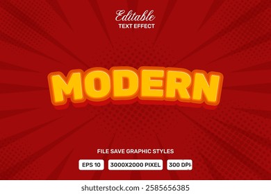 Editable Text Flash Modern Vector Premium Template.