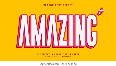 Editable text style effect - Amazing text style theme. for your project