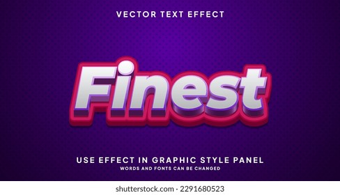 Editable text style effect - Finest text style theme.