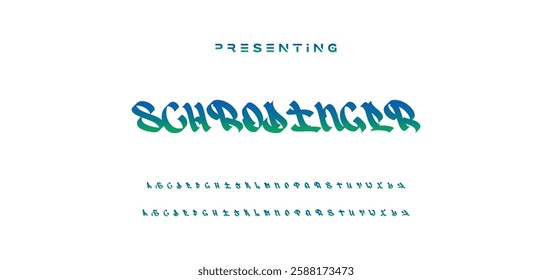 Editable text style effect - Graffiti text style theme. Vector hand drawn typeface in graffiti style