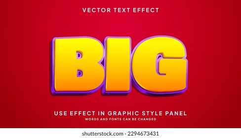 Editable text style effect - Lavender text style theme.