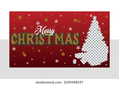 Editable text style effect merry Christmas background, golden style editable text effect.