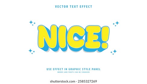 Editable text style effect - Nice text style theme. for your project