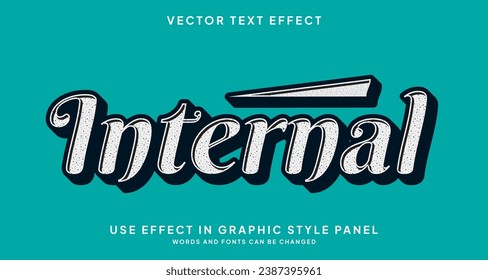 Editable text style effect - Strikes text style theme. for your project