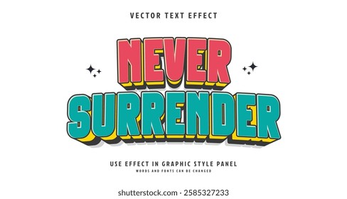 Editable text style effect - Super Kids text style theme. for your project
