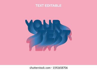 editable text for your design typography