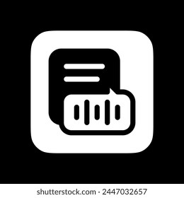 Editable text-to-speech vector icon. Part of a big icon set family. Perfect for web and app interfaces, presentations, infographics, etc