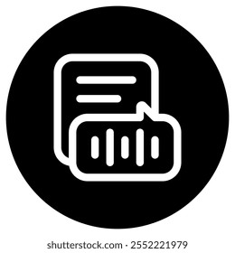 Editable text-to-speech vector icon. Part of a big icon set family. Perfect for web and app interfaces, presentations, infographics, etc