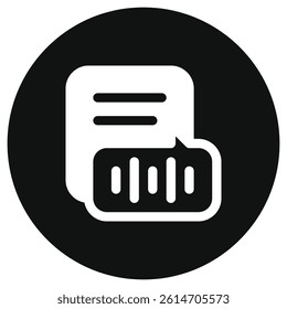 Editable text-to-speech vector icon. Part of a big icon set family. Perfect for web and app interfaces, presentations, infographics, etc