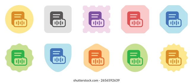 Icono de Vector de texto a voz editable. Parte de una gran familia de iconos. Perfecto para interfaces de Web y App, presentaciones, infografías, etc