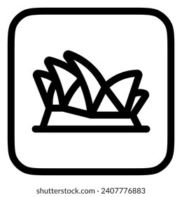 Editable theater vector icon. Landmark, monument, building, architecture. Part of a big icon set family. Perfect for web and app interfaces, presentations, infographics, etc