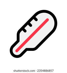 Editable thermometer vector icon. Part of a big icon set family. Perfect for web and app interfaces, presentations, infographics, etc