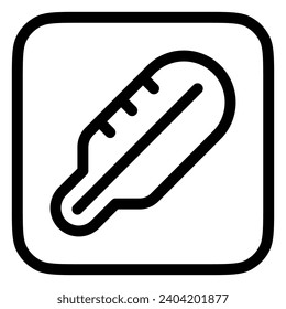 Editable thermometer vector icon. Part of a big icon set family. Perfect for web and app interfaces, presentations, infographics, etc