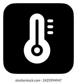 Editable thermometer vector icon. Part of a big icon set family. Perfect for web and app interfaces, presentations, infographics, etc