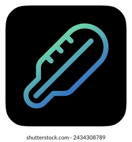 Editable thermometer vector icon. Part of a big icon set family. Perfect for web and app interfaces, presentations, infographics, etc