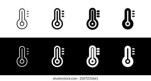 Editable thermometer vector icon. Part of a big icon set family. Perfect for web and app interfaces, presentations, infographics, etc