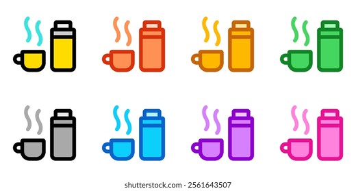 Editable thermos warm water vector icon. Part of a big icon set family. Perfect for web and app interfaces, presentations, infographics, etc