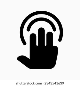Editable three fingers hold vector icon. Part of a big icon set family. Perfect for web and app interfaces, presentations, infographics, etc