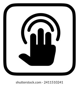 Editable three fingers hold vector icon. Part of a big icon set family. Perfect for web and app interfaces, presentations, infographics, etc