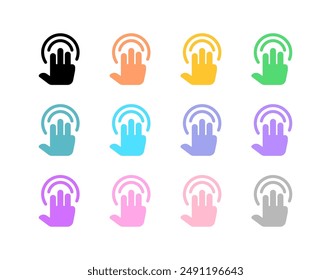 Editable three fingers hold vector icon. Part of a big icon set family. Perfect for web and app interfaces, presentations, infographics, etc