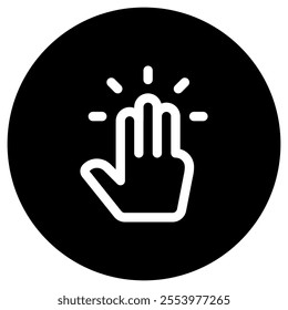 Editable three fingers tap vector icon. Part of a big icon set family. Perfect for web and app interfaces, presentations, infographics, etc