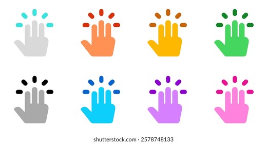 Editable three fingers tap vector icon. Part of a big icon set family. Perfect for web and app interfaces, presentations, infographics, etc