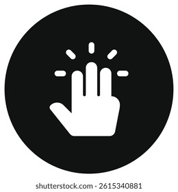 Editable three fingers tap vector icon. Part of a big icon set family. Perfect for web and app interfaces, presentations, infographics, etc