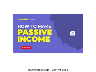 editable thumbnail template design, vector file