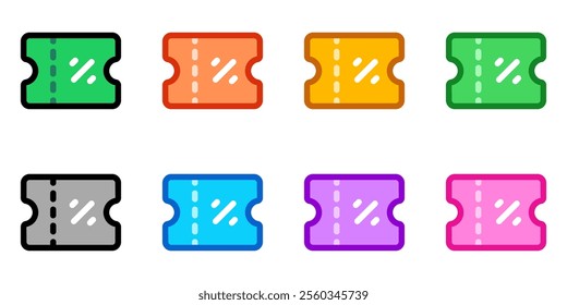 Editable ticket, coupon vector icon. Part of a big icon set family. Perfect for web and app interfaces, presentations, infographics, etc