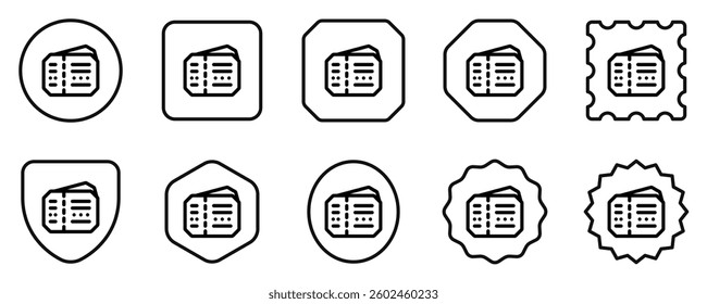 Editable ticket, film, show, event vector icon. Movie, cinema, entertainment. Part of a big icon set family. Perfect for web and app interfaces, presentations, infographics, etc